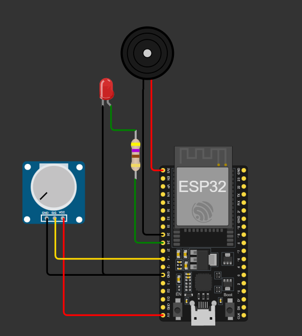 ESP32 com Potenciômetro